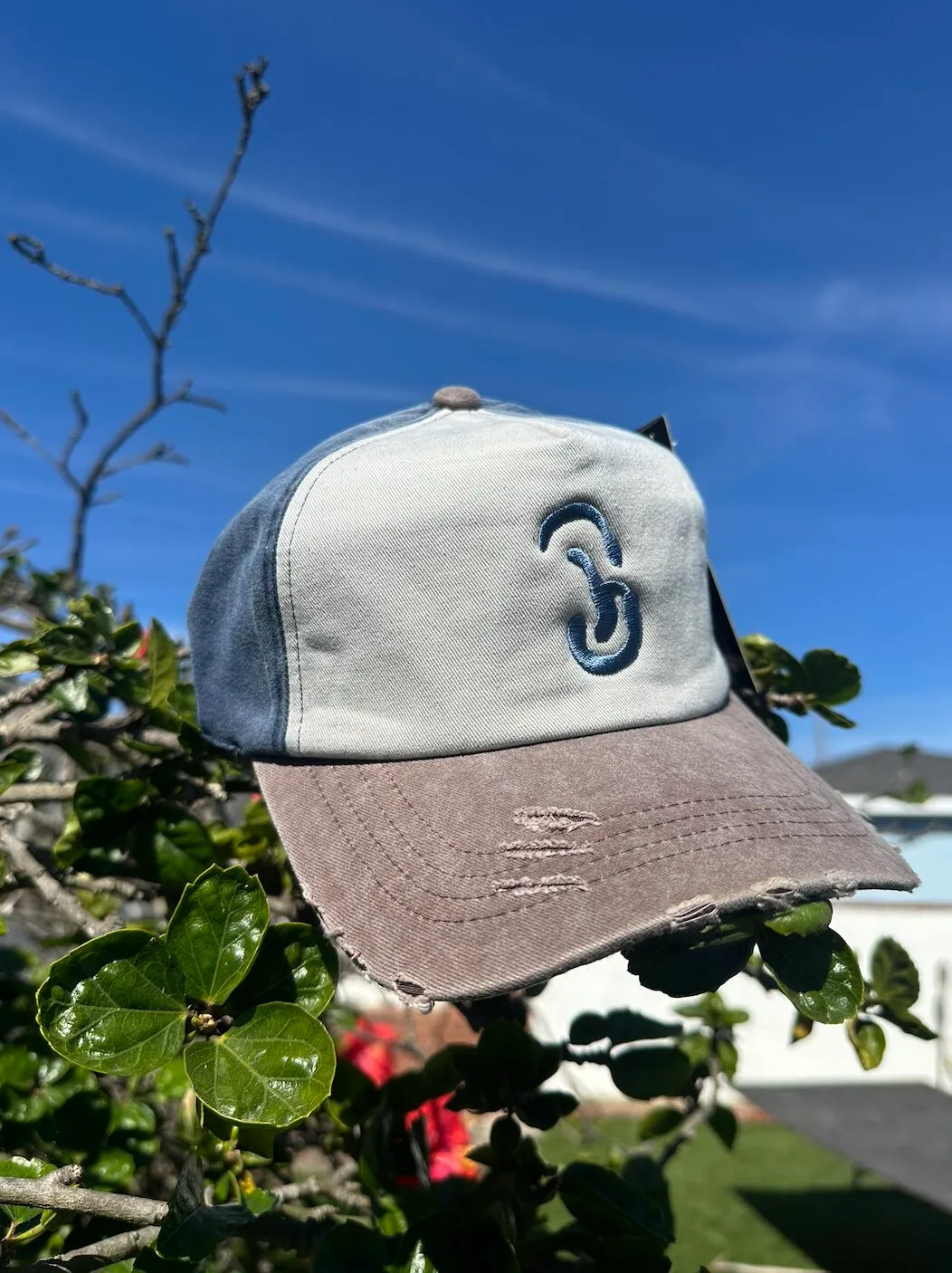 BJS Tri Tone Textured Hat (front)